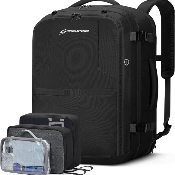 40-50L Carry on Backpack,Travel Backpack for Men Women,17.3 Inch TSA Flight Appr